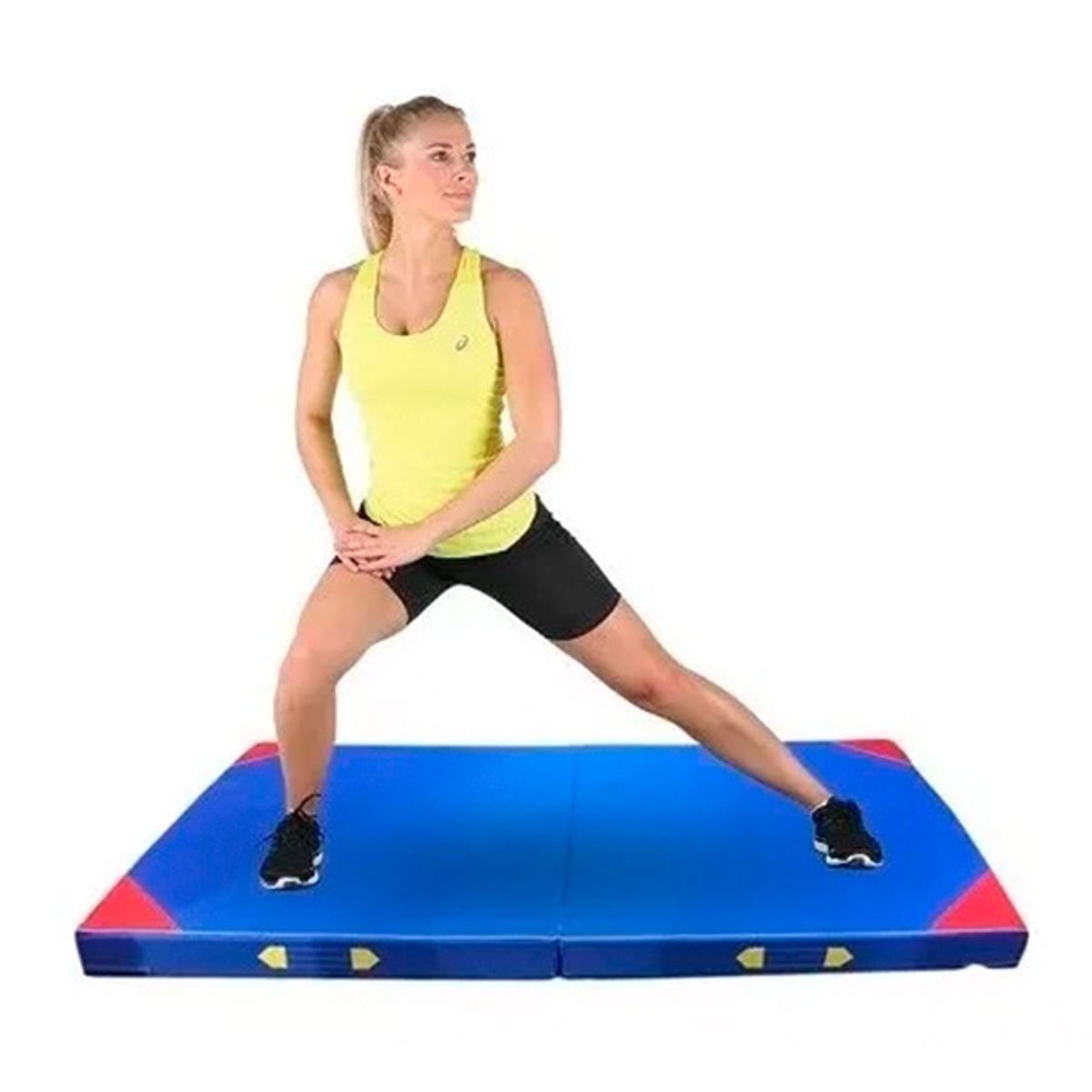 GENERICO - Colchoneta plegable 150 x 60 x 5 cm – 3 Pliegles PU