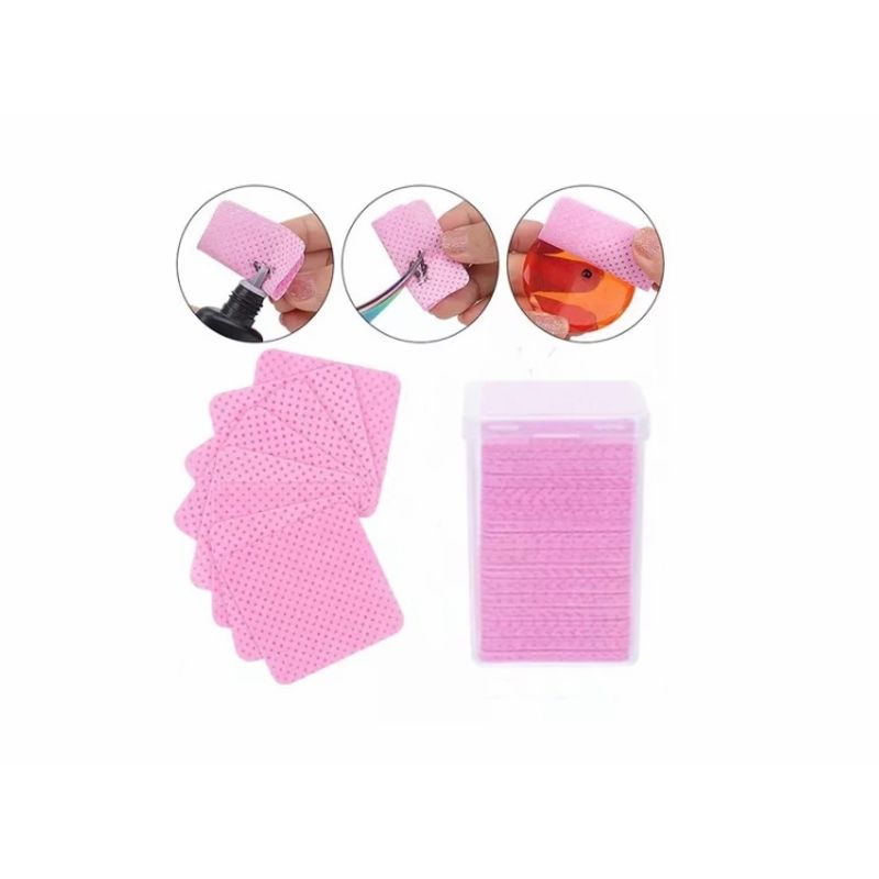GENERICO - Papel Sin Pelusa Para Extensiones De Pestañas O Uñas 200pcs