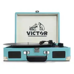 RCA - VICTOR TOCADISCOS METRO DUAL BLUETOOTH SUITCASE TURQUESA