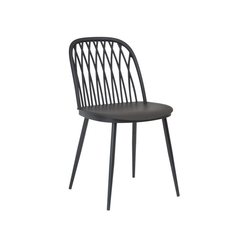 SUR DISEÑO - Silla Monocolor Arcs Negra