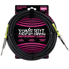 ERNIE BALL - Cable de Instrumento Plug de 6 Metros 6046