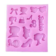 GENERICO - MOLDE DE SILICONA BARBIE