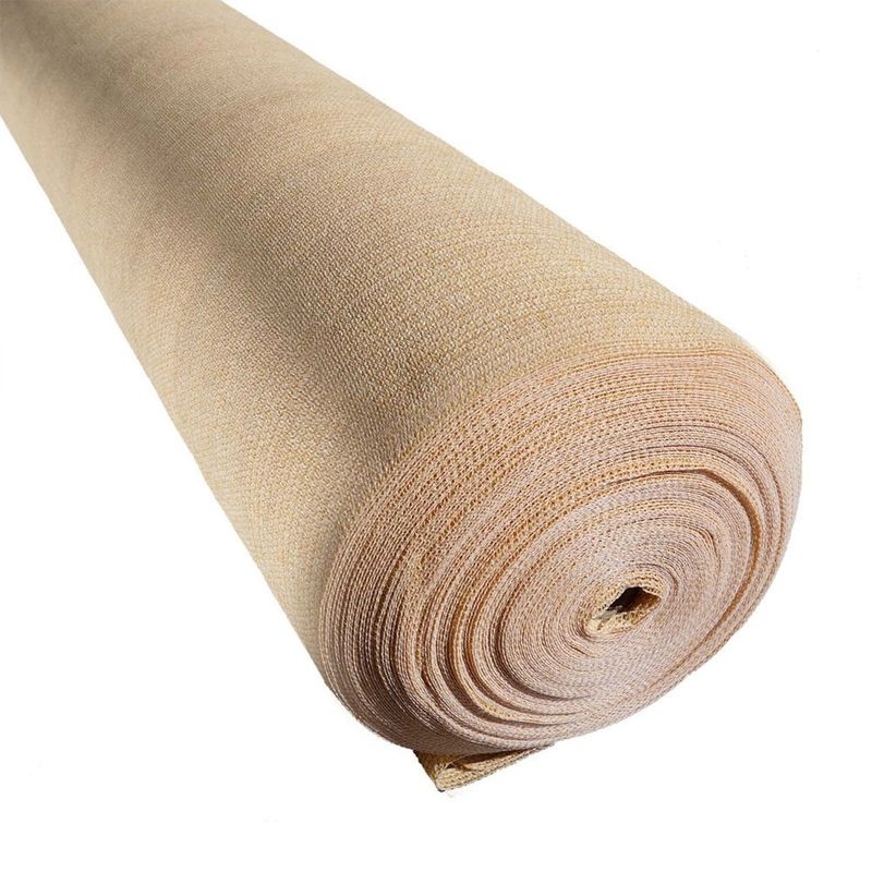 GENERICO - MALLA RASCHEL BEIGE 90% 4,20 ANCHO X ROLLO 10 MT (R-42 M2)