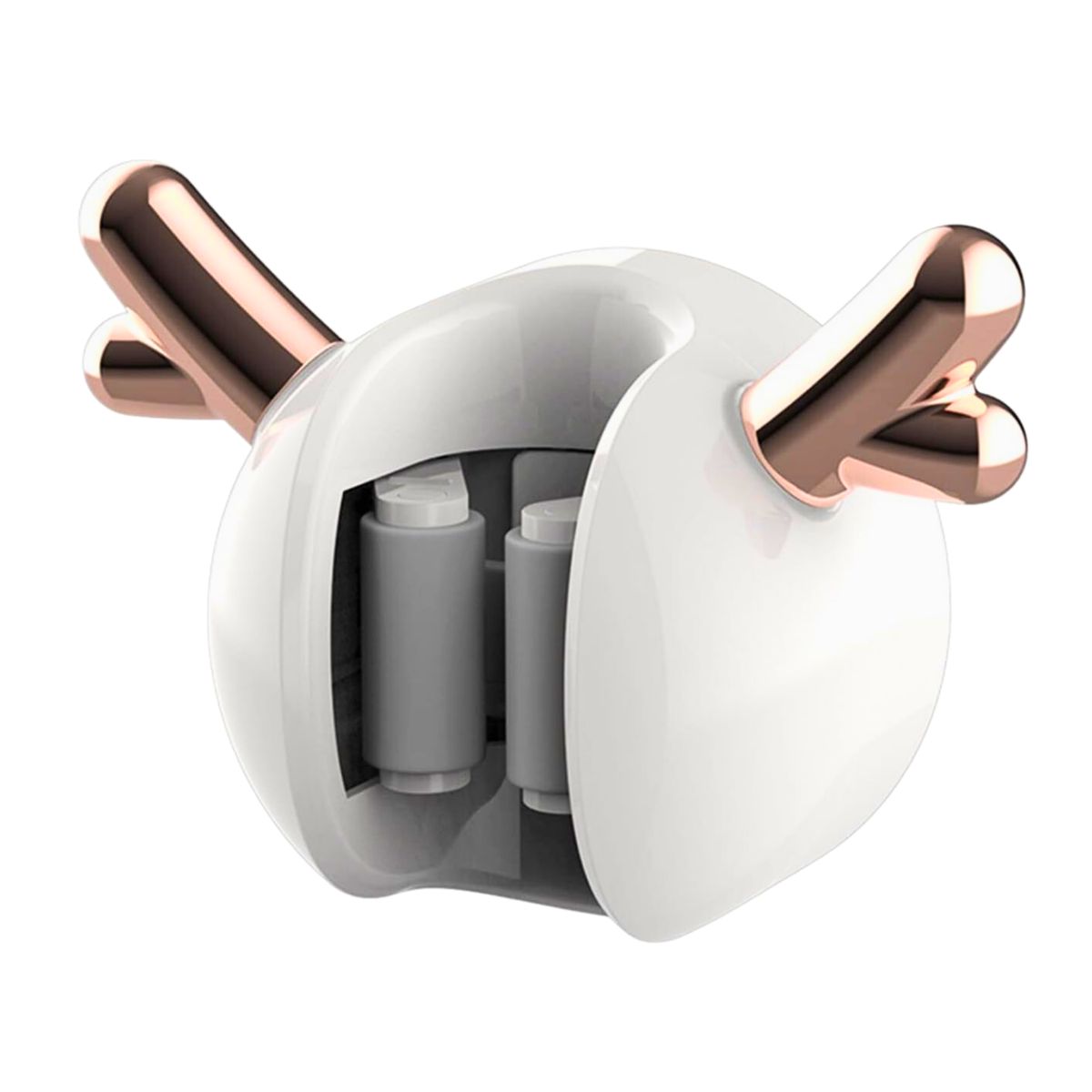 SANTU HOME & DECO - Soporte Adhesivo Para Escobas Blanco