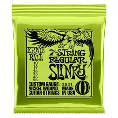 ERNIE BALL - Cuerdas Guitarra Eléctrica de 7 Regular Slinky 10-56 2621