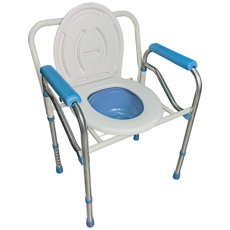 GENERICO - Silla De Baño Wc Inodoro Portátil Y Plegable 3 En 1 Con Tapa