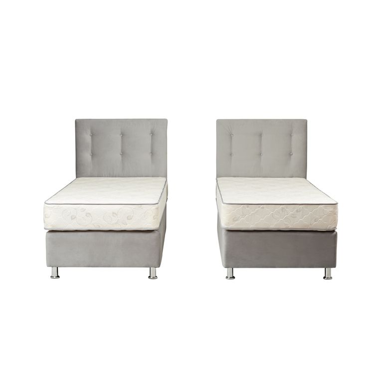 Combo Duplex Alegro T3500 Capitone 1 Plaza Silver