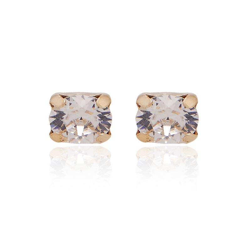 JB JOYAS BARON - Aros de Plata Esterlina 925 Circonita Blanco