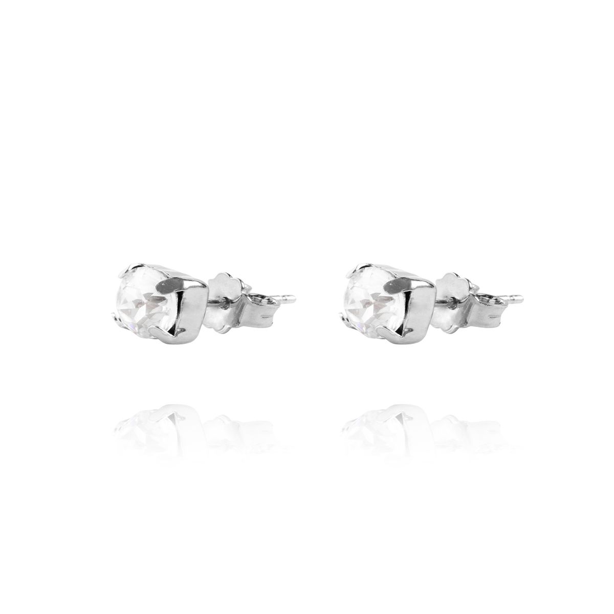 JB JOYAS BARON - Aros de Plata Esterlina 925 Topacio Circon