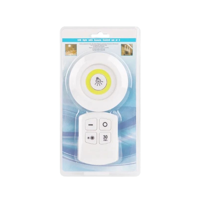 GENERICO - Foco Led Inalámbrico Con Control Remoto 1 pieza