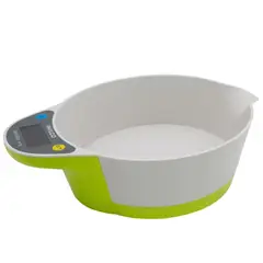 PHILCO - Balanza digital de cocina KS767 con bowl 1GR-5KG verde