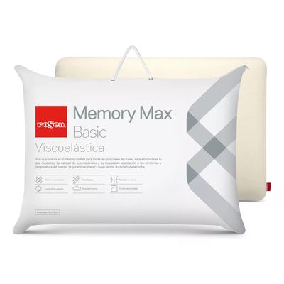 Imagen 2 del producto Pack 2 Almohadas Memory Max Basic Americana 42x62 Cm -