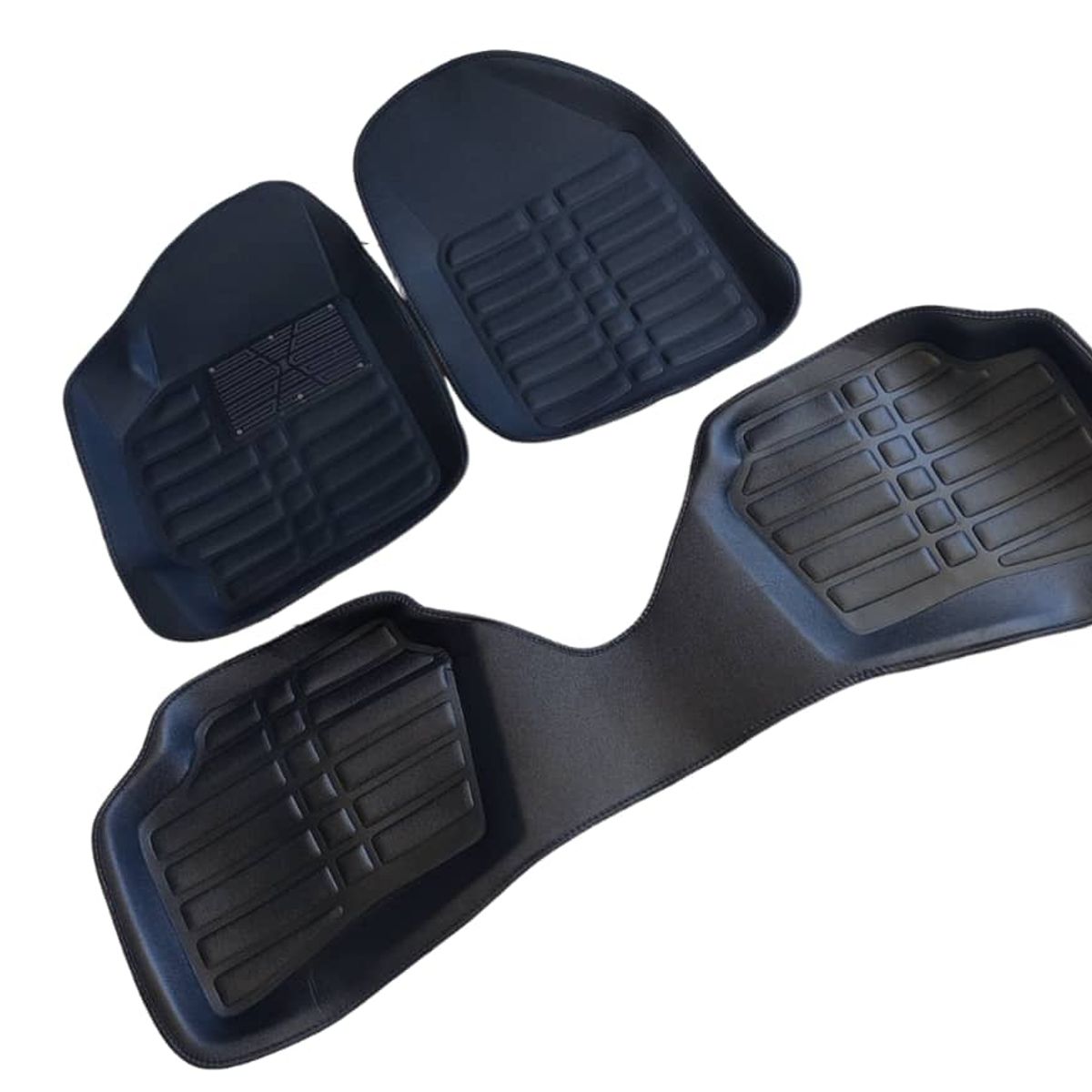 GENERICO - Set alfombras pisos tapetes auto tipo camello 3 piezas