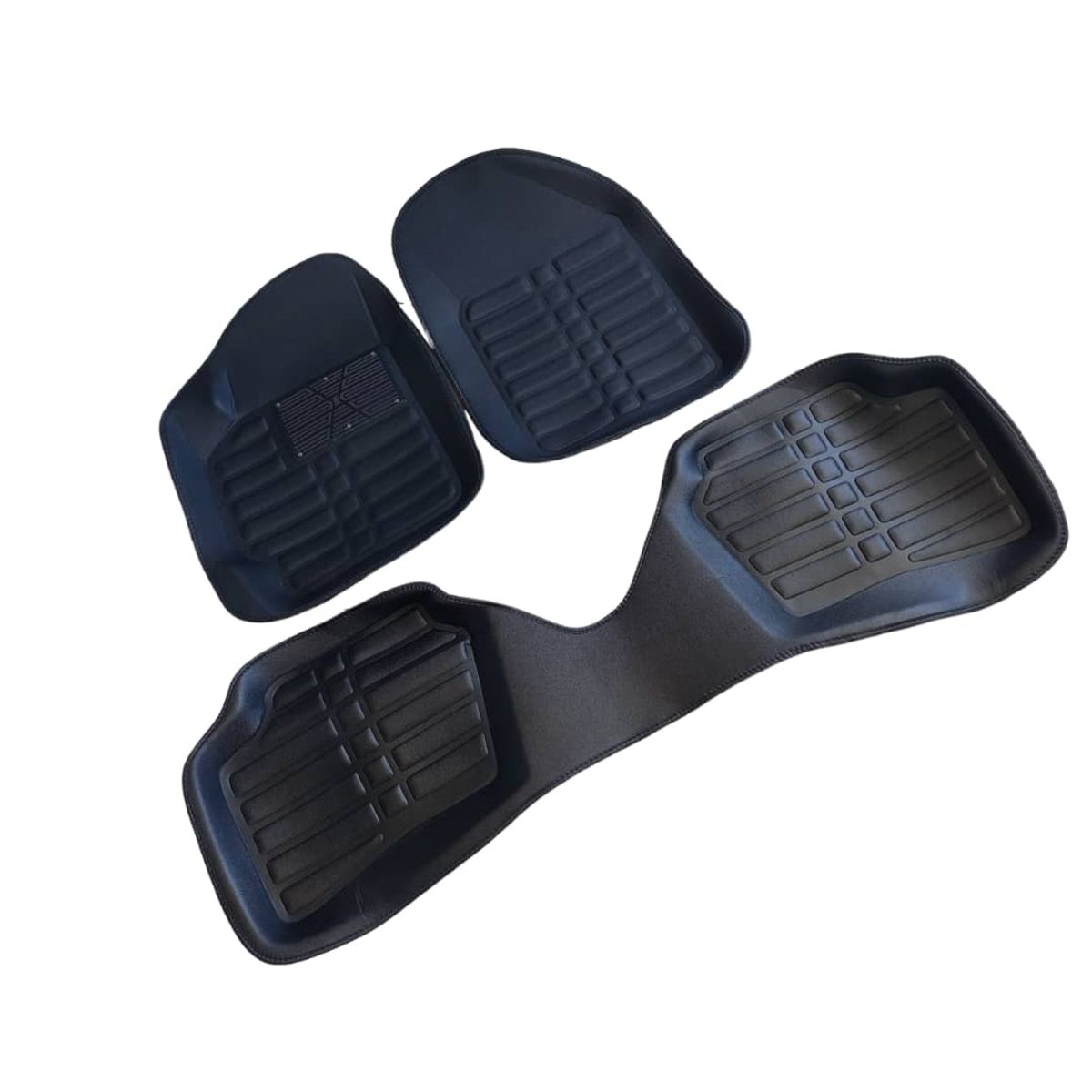 GENERICO - Set alfombras pisos tapetes auto tipo camello 3 piezas