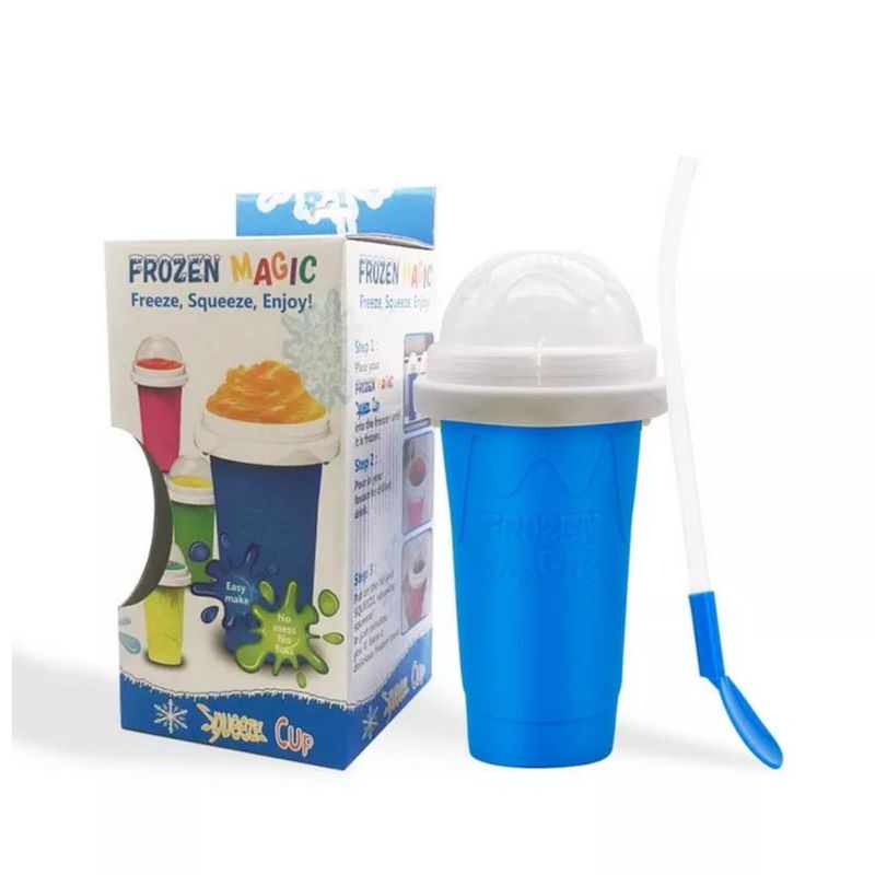 OEM - VASO FROZEN PARA GRANIZADO CONGELACION RAPIDA AZUL