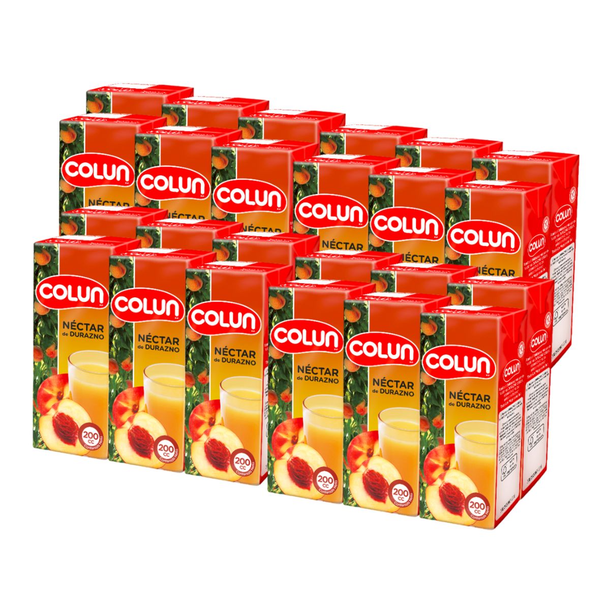 COLUN - Jugo Néctar Colun X 24 Unidades 200ml Durazno