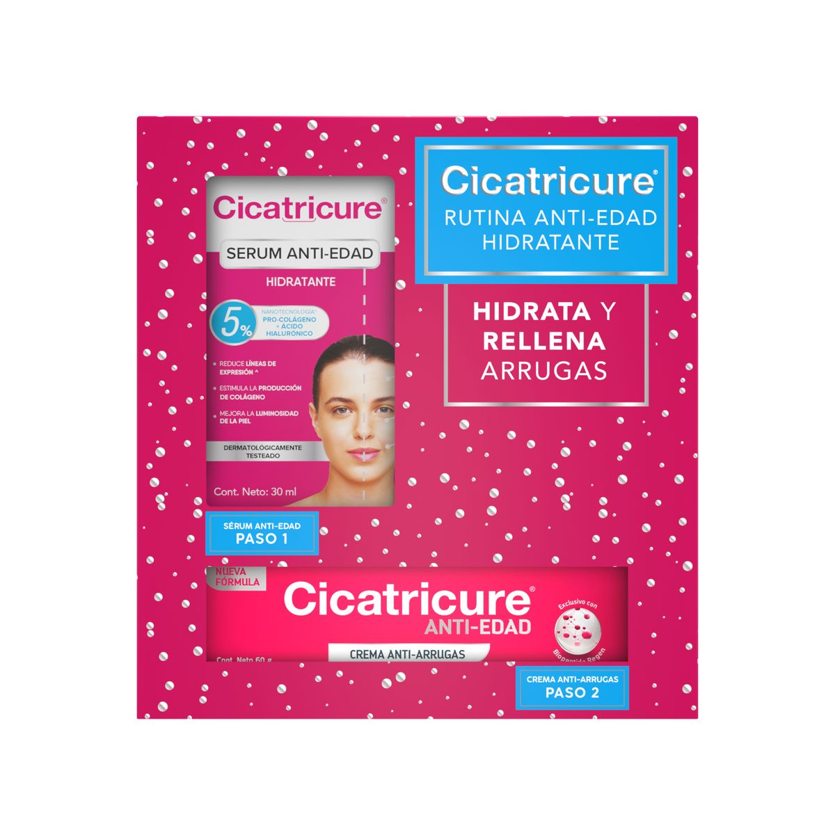 CICATRICURE - Pack Cicatricure Serum Anti Edad + Crema 30G