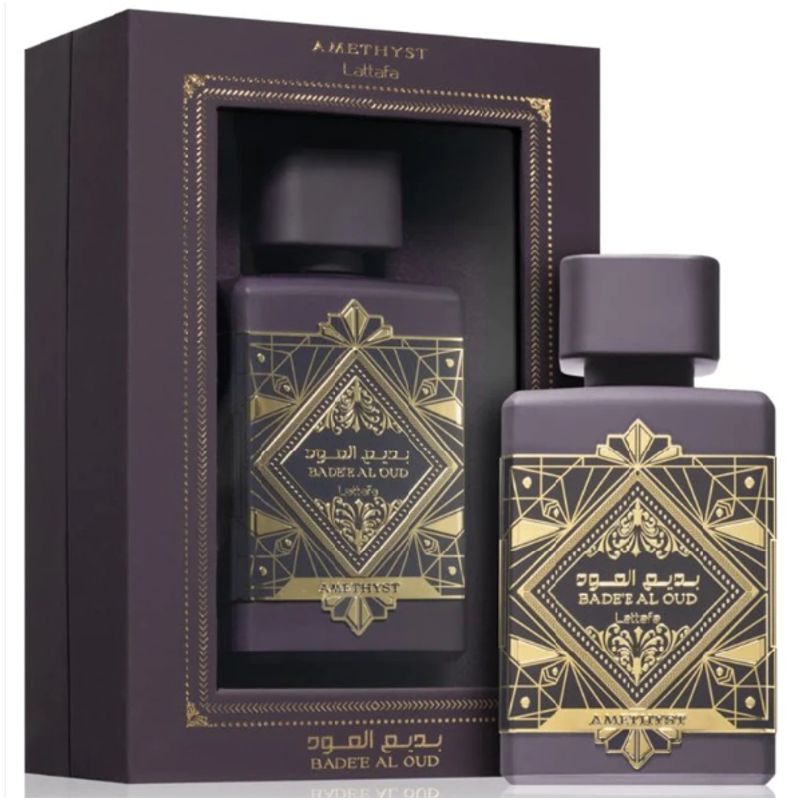 LATTAFA - Badee Al Oud Amethyst EDP 100 ML  Unisex -  Lattafa.
