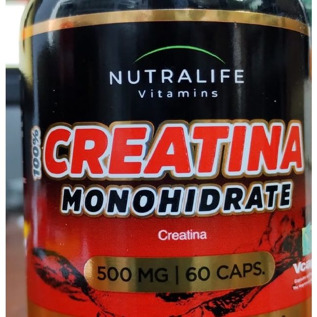 NUTRALIFE - Creatina Monohidratada Lf 180 Capsulas 3x60 Caps.