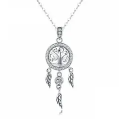 TODOJOYAS - Collar Plata 925 Arbol Atrapa Sueños