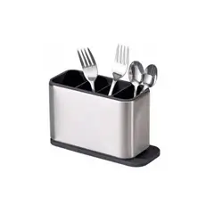 OEM - ESCURRIDOR DE CUBIERTOS UTENSILIOS COCINA DE ACERO INOXIDABLE
