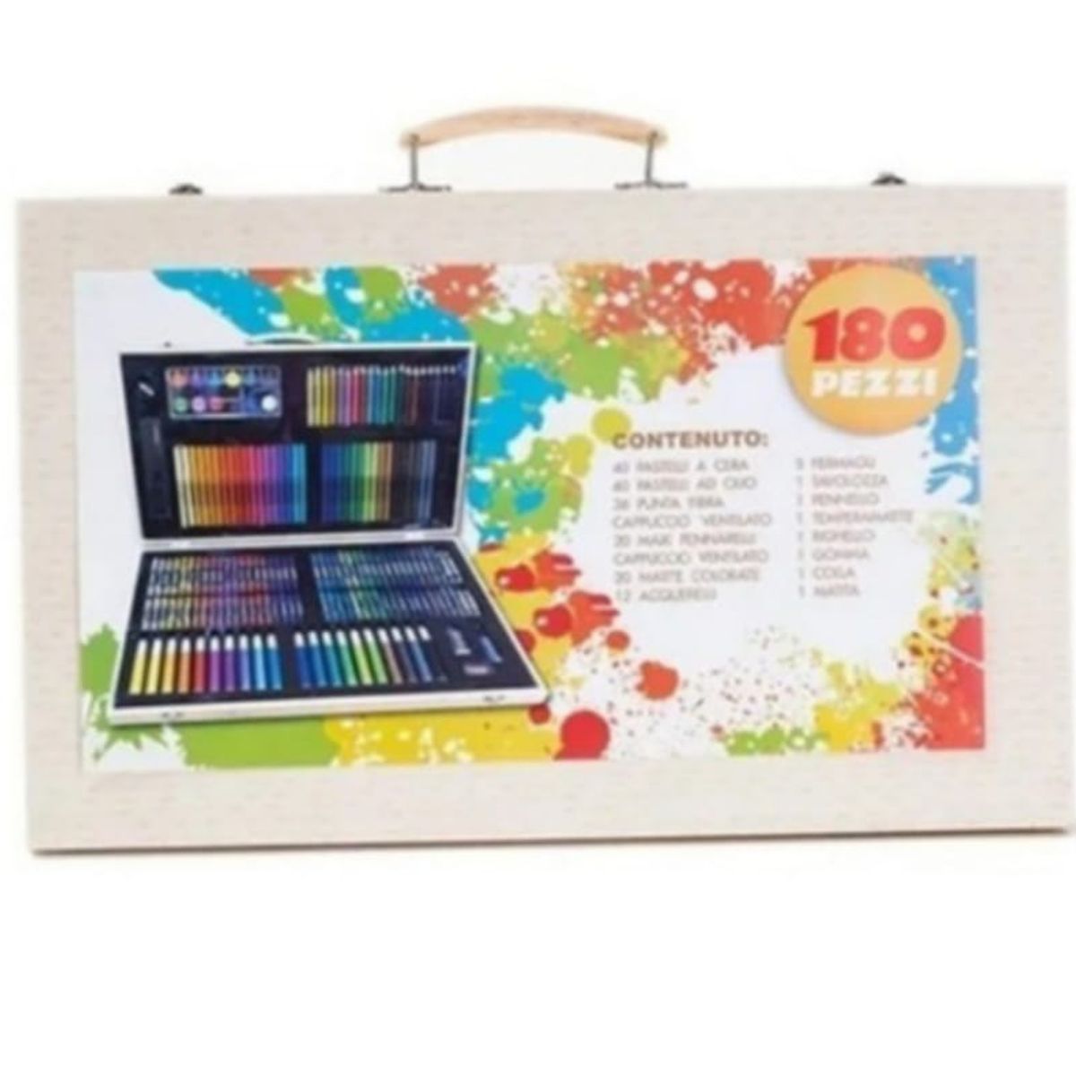 GENERICO - MALETA DIBUJO 180 PIEZAS LAPICES