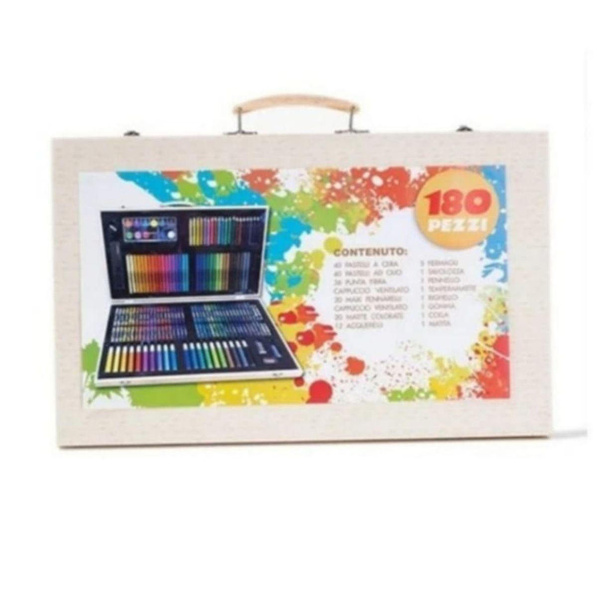 GENERICO - MALETA DIBUJO 180 PIEZAS LAPICES