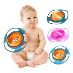 GENERICO - Plato Bowl 360° Antiderrame Para Bebé Guagua Antivuelco