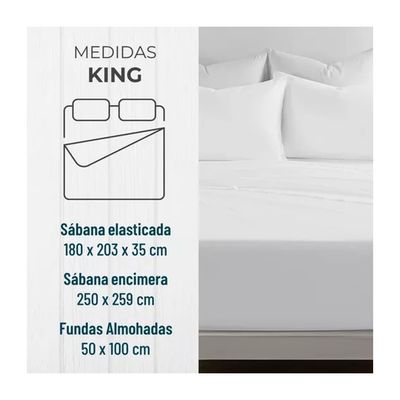 Imagen 2 del producto Sabana 1800 Hotel Ultra Suave Mas Funda Bordada