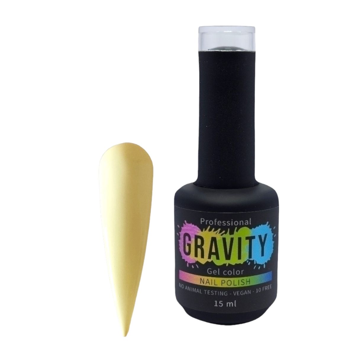 GRAVITY - Amarillo Pastel Esmalte Permanente Profesional 15ml 071.