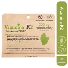 DULZURA NATURAL - VITAMINA K2 MENAQUINONA 7 90 PORCIONES