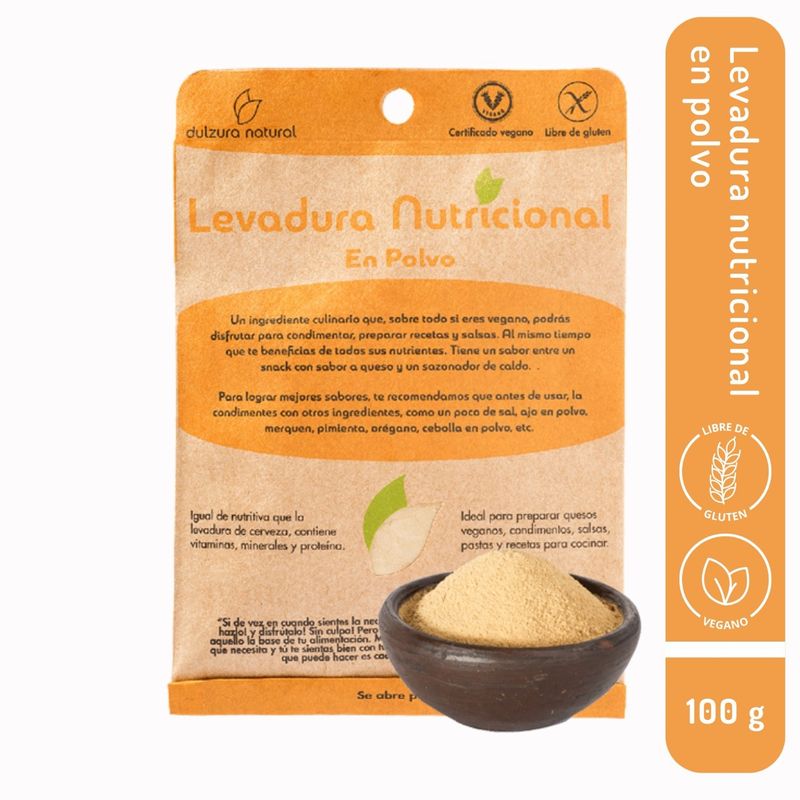 DULZURA NATURAL - LEVADURA NUTRICIONAL EN POLVO DULZURA NATURAL 100G