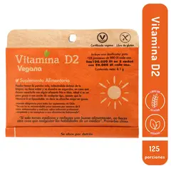 DULZURA NATURAL - VITAMINA D2 VEGANA 125 PORCIONES