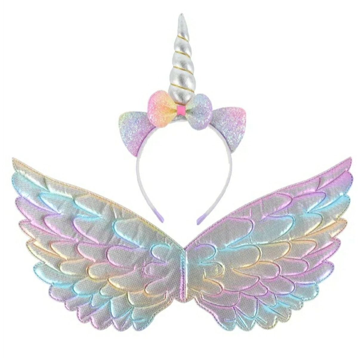 GENERICO - Set disfraz cosplay unicornio para fiesta cumpleaños niña