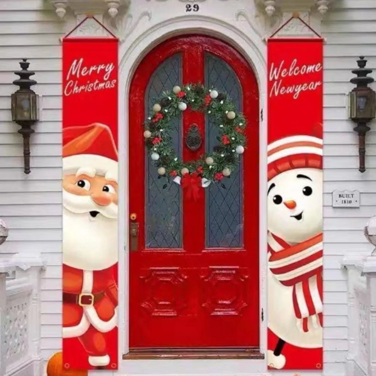 GENERICO - Set pendón navideño 2 unidades