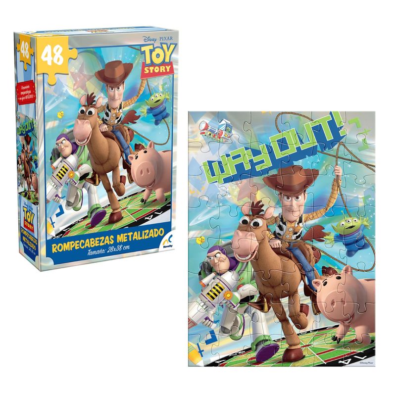DISNEY - Rompecabezas Metalizado Toy Story 48 Piezas