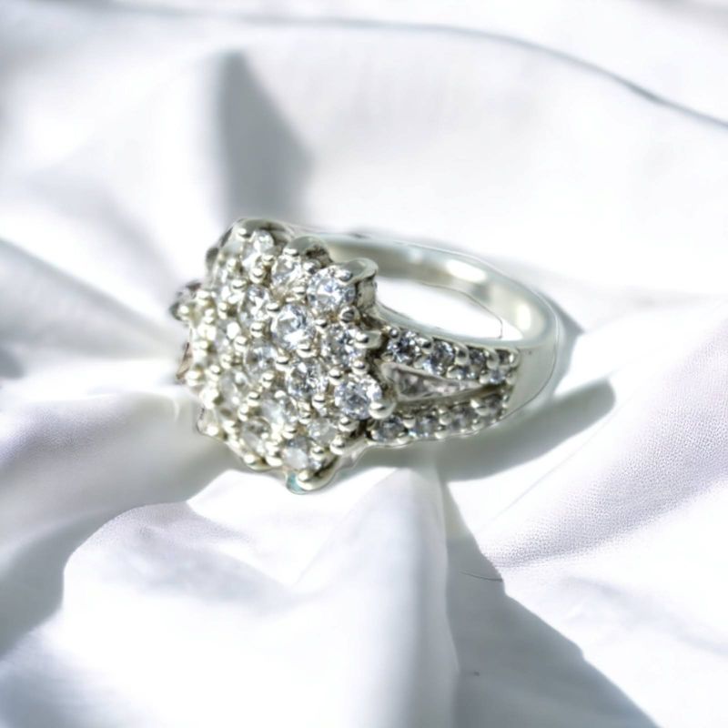 GENERICO - Anillo de Plata Corona Estrella Circones