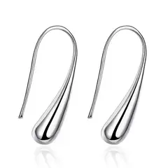 TODOJOYAS - Aros de Gotas Plateado