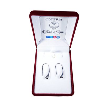 Imagen 2 del producto Aros de Gotas Plateado