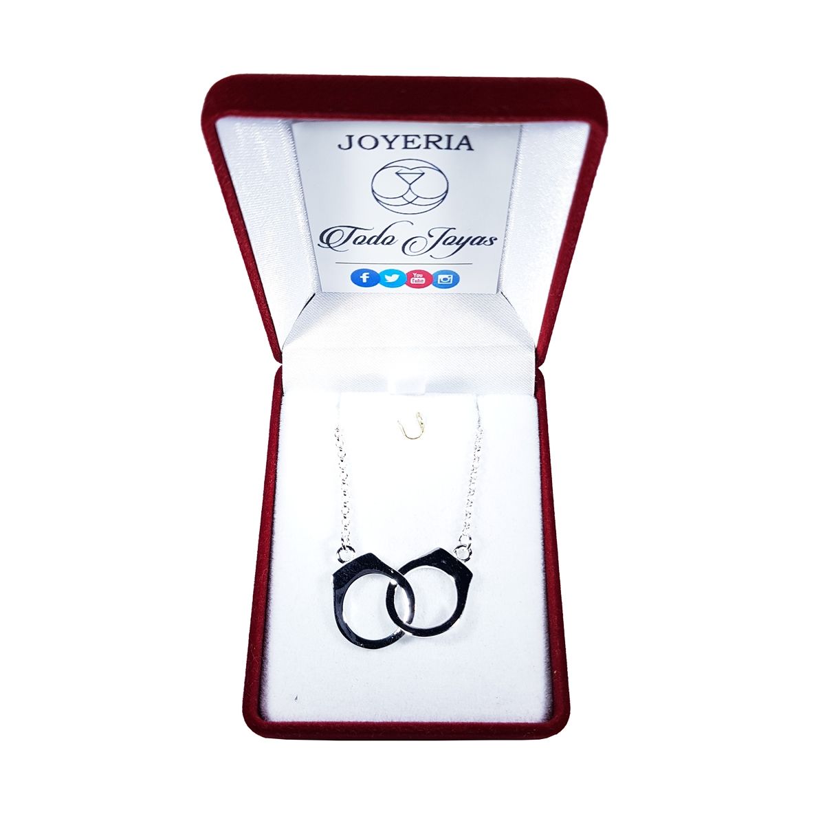 TODOJOYAS - Pulsera Esposas Plateada