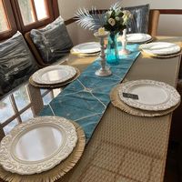 Pack de 6 Platos con Diseño Griego Blanco