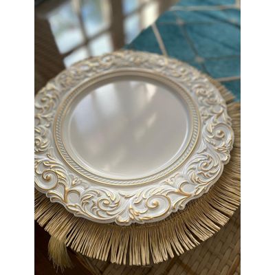 Imagen 2 del producto Pack de 6 Platos con Diseño Griego Blanco