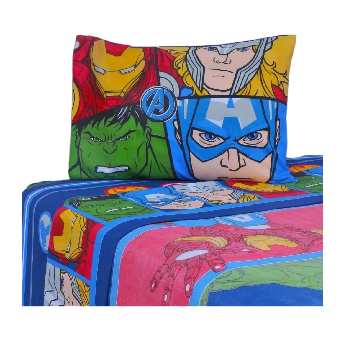 DRAGON I TOYS - Juego De Sabanas Avengers 1.5 PLAZA