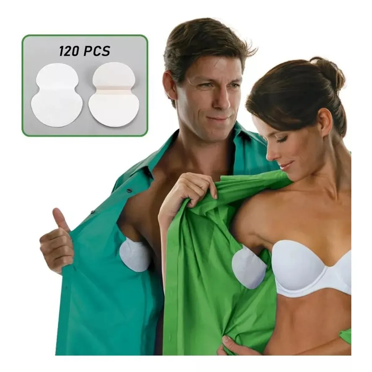 KUANGYE - 120 Parches Protectores Piel Antitranspirantes Axilas Polera.