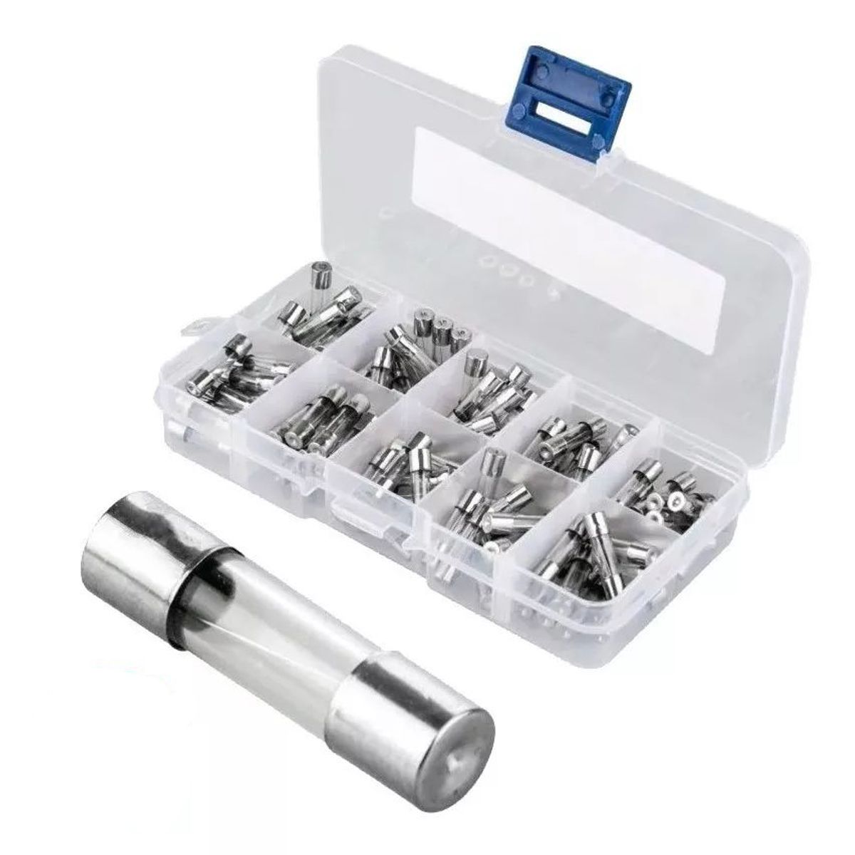 KUANGYE - Pack 100 Unid Fusible Vidrio Tipo F Bgxp 5x20mm [ Max ]