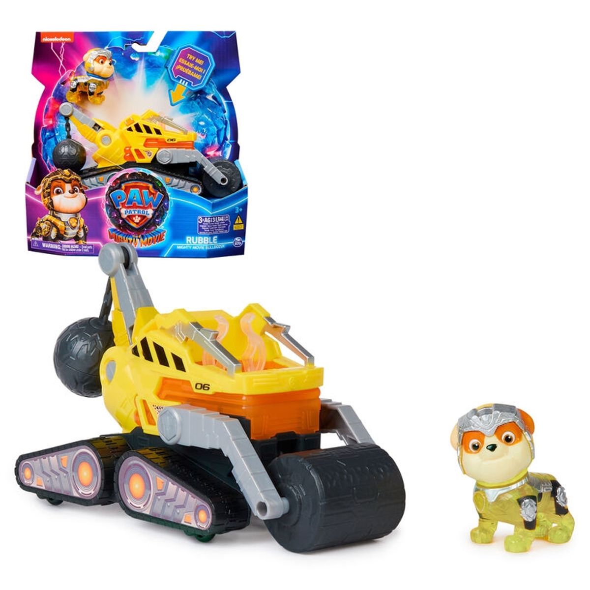 GENERICO - IMEX 6067511 PAW PATROL MIGHTY VEHICULO RUBBLE PELICULA