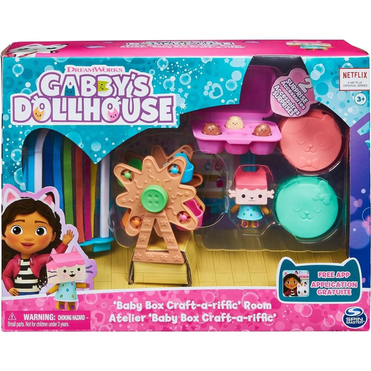 GENERICO - IMEX 6064150 GABBYS DOLLHOUSE SALA ARTES BABY BOX