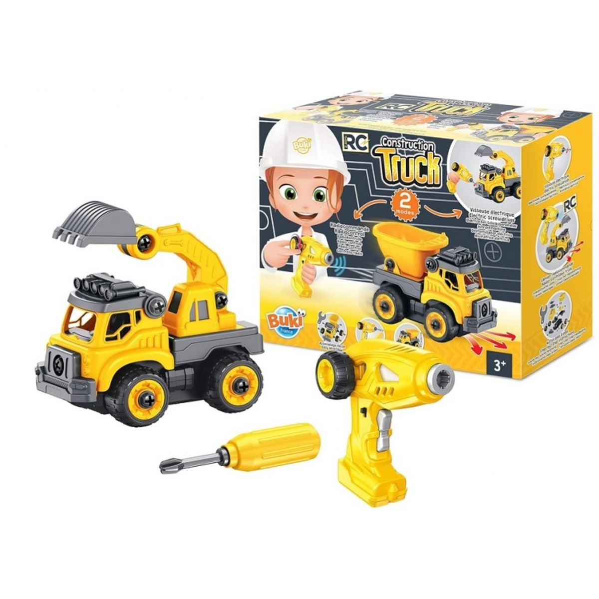 GENERICO - BUKI 9020 CAMION DE OBRAS RADIO CONTROL