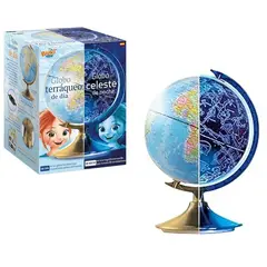 GENERICO - BUKI 7341ES GLOBO TERRAQUEO DIA Y NOCHE EN ESPAÑOL