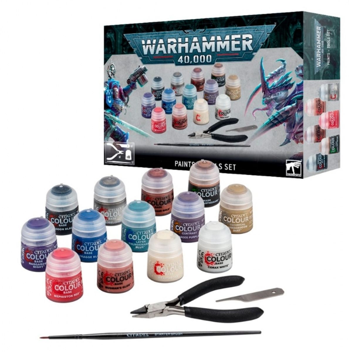 GENERICO - WARHAMMER 52170199001 40000 PAINTS + TOOLS